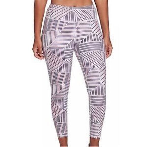 Calia Geometric Leggings Women XL Comfortable Stretchy Activewear - Picture 1 of 3